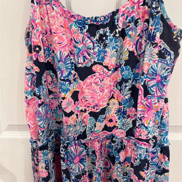 Lilly Pulitzer Vibrant Pink and Navy Mini Dress - Picture 8 of 9